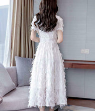 Load image into Gallery viewer, Ruffle Dress White
