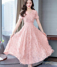 Load image into Gallery viewer, Ruffle Dress Pink
