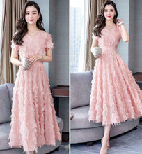 Load image into Gallery viewer, Ruffle Dress Pink
