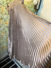Load image into Gallery viewer, Grey Pleated Maxi Skirt
