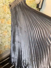 Load image into Gallery viewer, Grey Pleated Maxi Skirt
