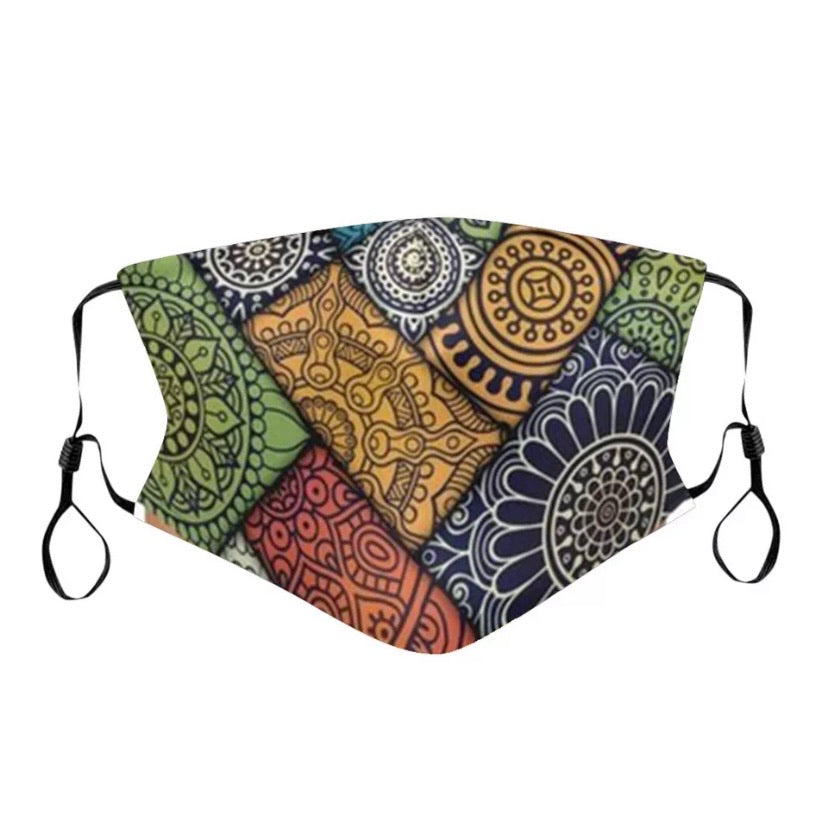 Bohemian style Face Mask